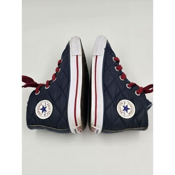 Converse Chuck Taylor All Star Toddler Size 7 Quilted Navy Shoes - Picture 6 of 8